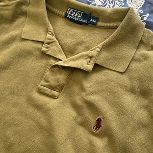 Polo by Ralph Lauren Men’s Long Sleeve Olive Polo size XXL